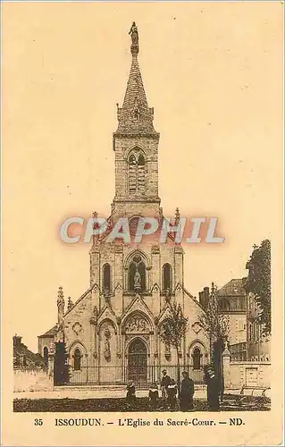 Ansichtskarte AK Issoudun L'Eglise du Sacre Coeur