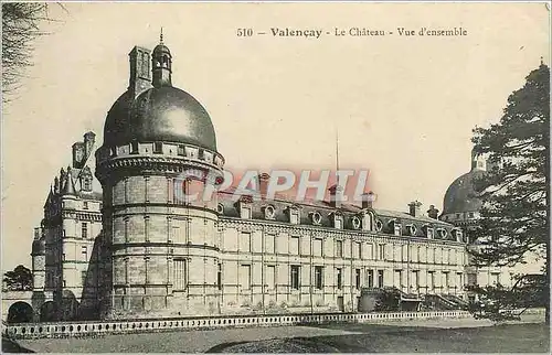 Cartes postales Valencay Le Chateau Vue d'ensemble