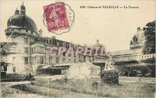 Cartes postales Chateau de Valencay La Terrasse