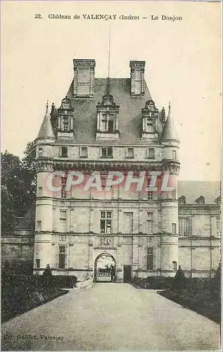 Cartes postales Chateau de Valencay Indre Le Donjon