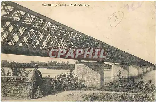 Cartes postales Saumur ML Pont metallique