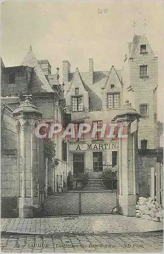 Ansichtskarte AK Saumur La Maison des rois d'Anjou