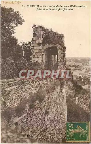 Cartes postales Dreux Une ruine de l'ancien Chateau Fort