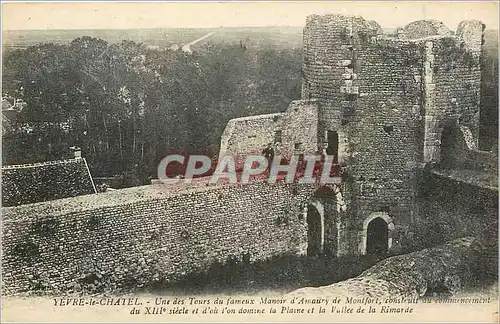 Ansichtskarte AK Yevre le Chatel Une des Tours du Damoux Manoir d'Amaury