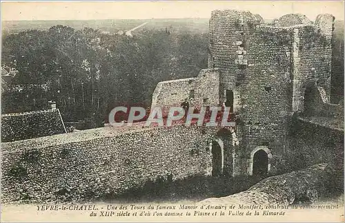 Cartes postales Yevre le Chatel Une des Tours du Damoux Manoir d'Amaury