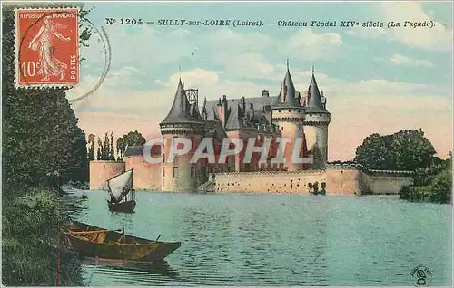 Ansichtskarte AK Sully sur Loire Loiret Chateau Feodal