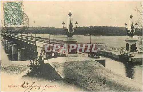 Cartes postales Briare Loiret Pont Canal