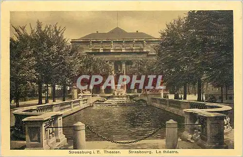 Cartes postales Strasbourg Le theatre