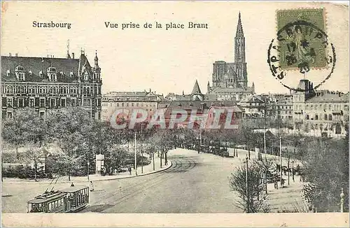 Cartes postales Strasbourg Vue prise de la place Brant