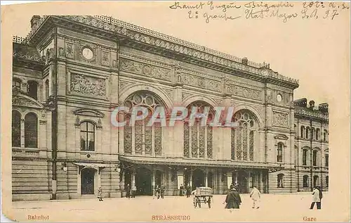 Cartes postales Strassburg Gare