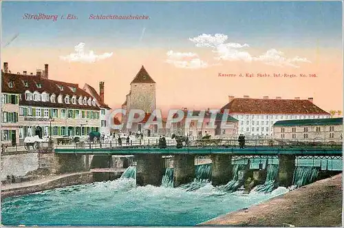 Cartes postales Strassburg Schlacthausbrucke