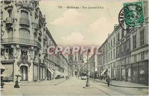 Cartes postales Orleans Rue Jeanne d'Arc