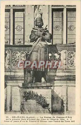 Cartes postales Orleans Loiret La Statue de Jeanne d'Arc