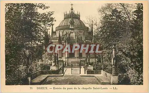 Cartes postales Dreux Entree du parc de la Chapelle Saint Louis