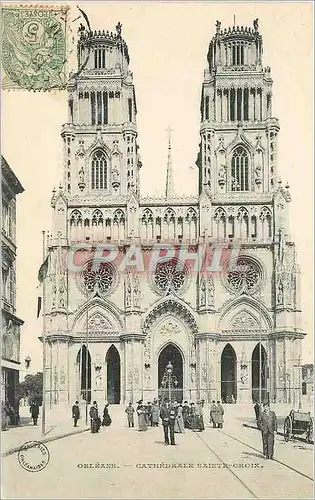 Cartes postales Orleans Cathedrale Sainte Croix