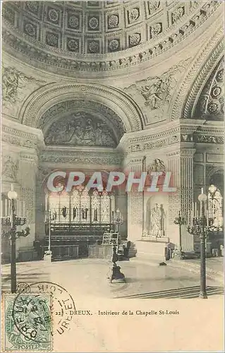 Cartes postales Dreux Interieur de la Chapelle St Louis