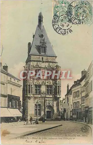 Cartes postales Dreux Hotel de Ville