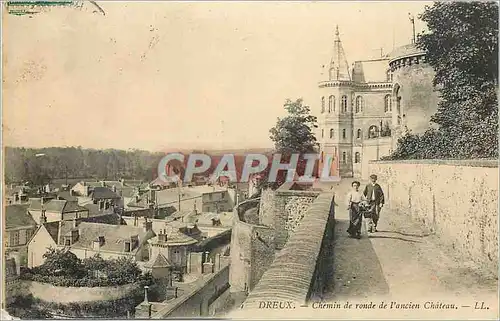 Cartes postales Dreux Chemin de ronde de l'ancien Chateau