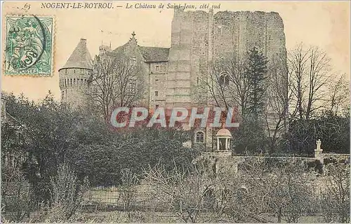 Cartes postales Nogent le Rotrou Le Chateau de Saint Jean cote sud