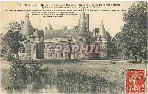 Cartes postales Environs de Dreux Le Chateau de Maillebois