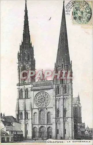 Cartes postales Chartres La Cathedrale