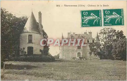 Ansichtskarte AK Varennes Indre Chateau de la Borde