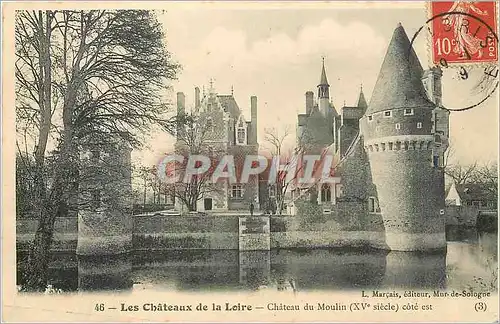 Cartes postales Les Chateaux de la Loire Chateau du Moulin