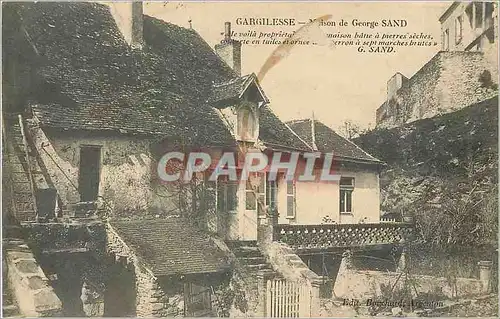 Ansichtskarte AK Gargilesse Maison de George Sand