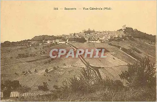 Cartes postales Sancerre Vue Generale Midi