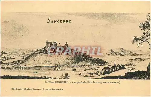 Cartes postales Le Vieux Sancerre Vue generale