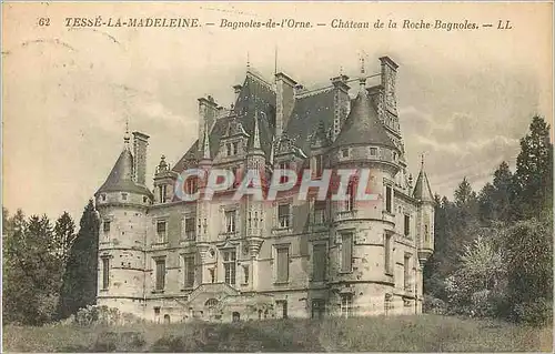 Cartes postales Tesse La Madeleine Bagnoles de l'Orne Chateau de la Roche Bagnoles