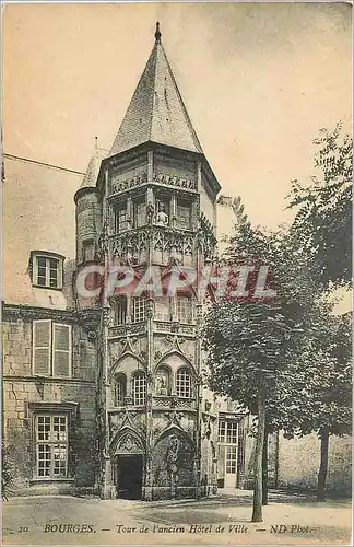 Ansichtskarte AK Bourges Tour de l'ancien Hotel de Ville