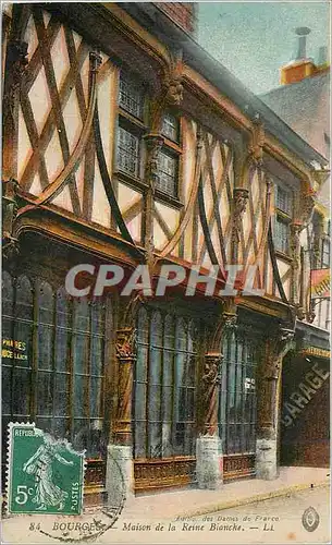 Cartes postales Bourges Maison de la Reine Blanche