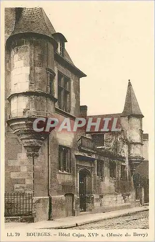 Cartes postales Bourges Hotel Cujas