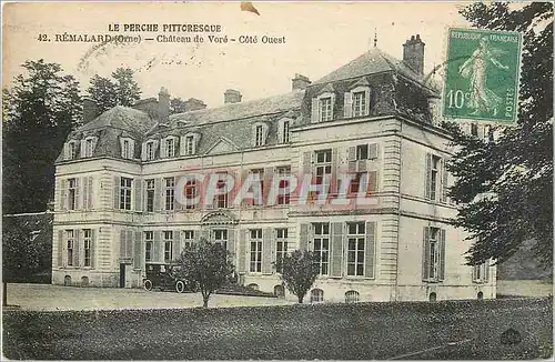 Cartes postales Remalard Orne Chateau de Vore Cote Ouest