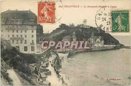 Cartes postales Granville Le Normandy Hotel et le Casino