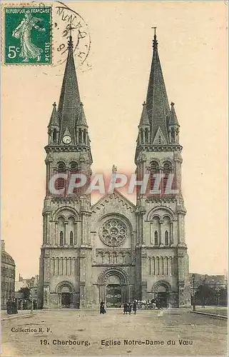 Ansichtskarte AK Cherbourg Eglise Notre Dame du Voeu