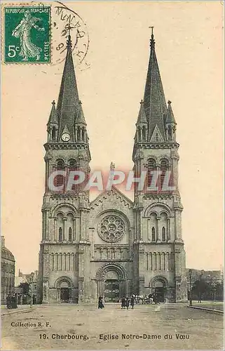 Cartes postales Cherbourg Eglise Notre Dame du Voeu