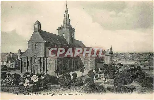 Cartes postales Granville L'Eglise Notre Dame