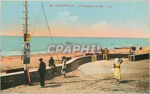 Cartes postales Coutainville La Descents a la Mer