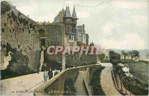 Cartes postales Granville Les Boulevard Porte des Morts