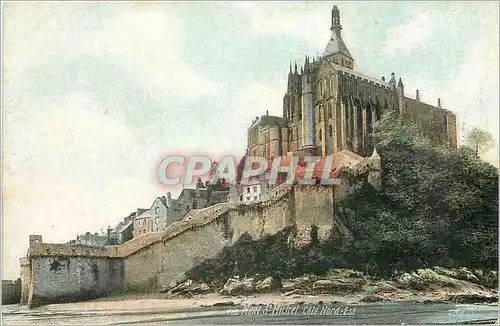 Cartes postales Mont St Michel Cote Nord Est