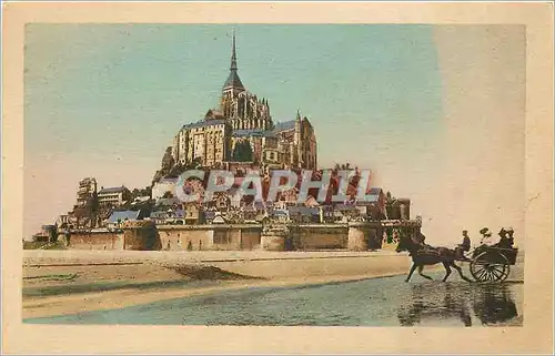 Cartes postales Mont St Michel Voiture de Genets