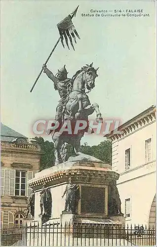 Ansichtskarte AK Falaise Statue de Guillaume le Conquerant