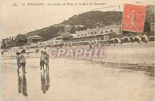 Ansichtskarte AK Houlgate Le Casino la Plage et le Bois de Boulogne