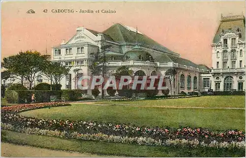 Cartes postales Cabourg Jardin et Casino