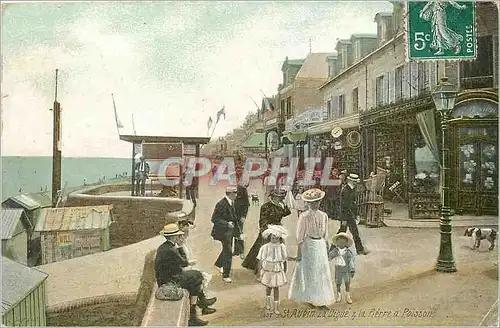 Cartes postales St Aubin La Dique la Pierre a Poisson