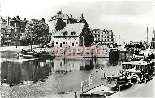 Cartes postales moderne Honfleur Calvados La Lieutenance Bateaux