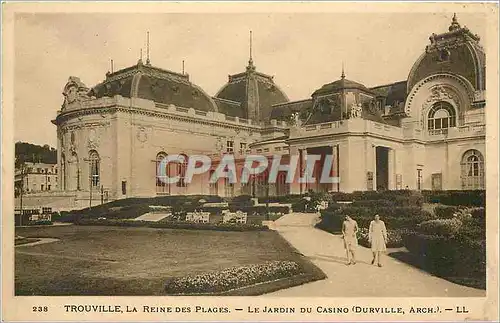 Cartes postales Trouville  La Reine des Plages Le Jardin du Casino