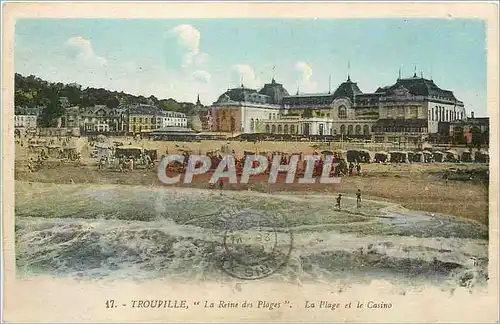 Cartes postales Trouville  La Reine des Plages La Plage et le Casino